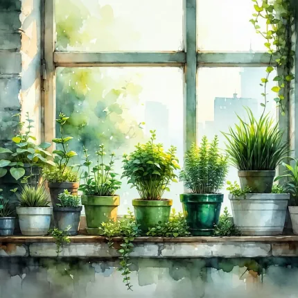 Как вырастить зелень на подоконнике